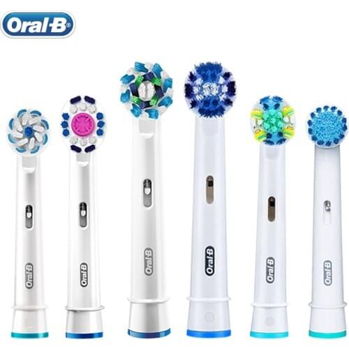 Genuine Oral B Replacement Toothbrush Heads Rotation Electric Tooth Brush Head Oralb EB17/EB18/EB20/EB25/EB50/EB60 4pcs/pack