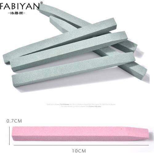 2PC Nail Art Grinding Stone Bar File Scrub Dead Skin Carving Exfoliate Quartz Rod Cuticle Remove Stick Pusher Manicure Care Tool