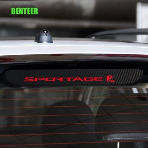 Carbon fiber car high brake light sticker for KIA Sportage R