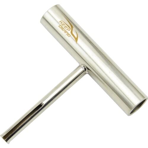 Stainless Steel V Wishbone Insertion Tool T-bar Fishing Latex Tube Accessories Wishbone Bridle Tool Diving Fishing Insert Tool