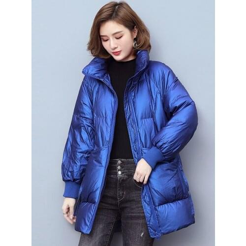 2021 New Winter Jacket High Quality Stand collar Coat Women Fashion Jackets Autumn Warm Woman Clothing Casual Parkas