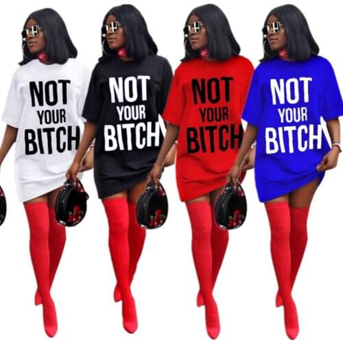 Womens wear dress Women Dress Short-Sleeved Dress T-Shirt Dress Summer Dresses Charming femme harajuku ulzzang Lady korean new