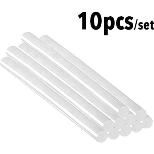 10 Pcs / Set Hot Melt Glue Stick For Heat Pistol Glue 11x270 Mm High Viscosity Glue Glue Stick Repair Tool Kit DIY Hand Tool
