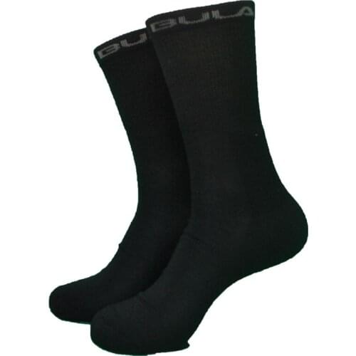 2 Pairs Norway Active Winter Warm 50%merino Wool Terry Thicker Walking Socks Mens Socks Black Color
