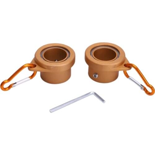 2 Pieces 360 Degree Alloy Flag Pole Mounting Rings Anti-Wrap Grommet Clip Fits 1inch Flagpoles
