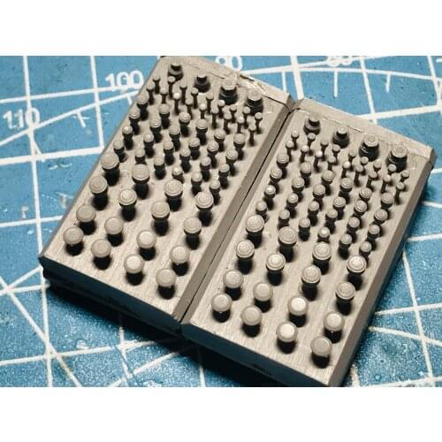 Military model accessory resin upgrade parts 1/700 USN Deck ventilation and outfitting 2 plates