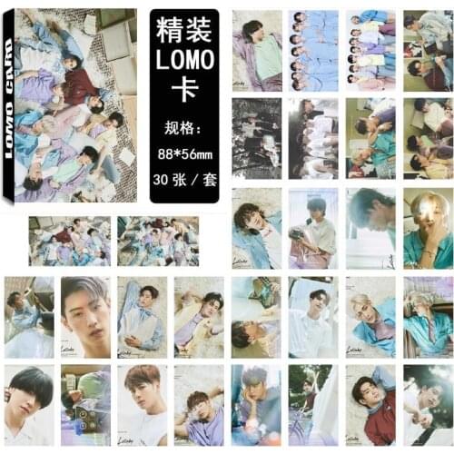 30Pcs/Set KPOP GOT7 Album Present You Self Made Paper Poster Photocard Lomo Card Fans Gift Collection Stationery wall sticker
