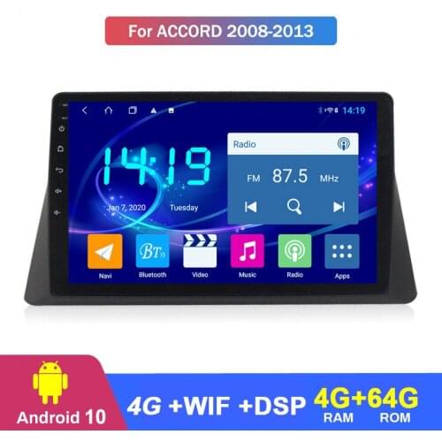 For honda accord 2008 2009 2010 2011 2012 2013 Car Multimedia MP5 Player GPS Buletooth Car Stereo Mirror Link 2.5D IPS 4G LTE