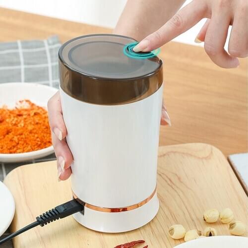 Electric Coffee Grinder Stainless Steel Nuts Beans Grains Mill Herbs Grinding Machine Coffee Bean Grinding Kitchen Gadgets