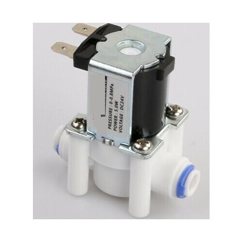 PQB NC Electric Solenoid Valve Magnetic DC 12V Water Air Inlet Flow Switch 1/4 " 12V 24V 220V Magnetic Washing Machine Dispenser
