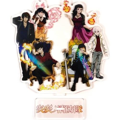 Enen no Shouboutai Fire Force group Shinra Arthur Maki Oze Tamaki acrylic standee figurines desk decoration cake topper anime