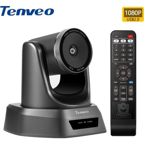 Tenveo NV1080 Pro Fixed Focus Camera 1080P USB Full HD PTZ Camera 8MP 138 Degree Wide Angle With H.264 Supports Amazon Chime