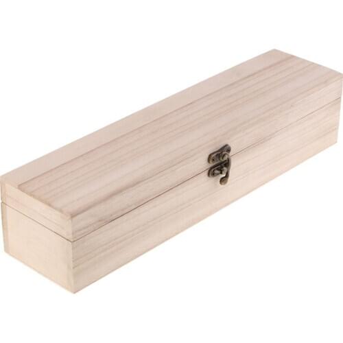 Natural Wood Box with Lid and Clasp – Make Your Own Gift, Jewelry, Memory Box