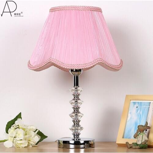 Desk Table Lamp crystal K9 home lights decor table lights bulb lamp modern home decoration table lamps bedroom bedside lamp E27