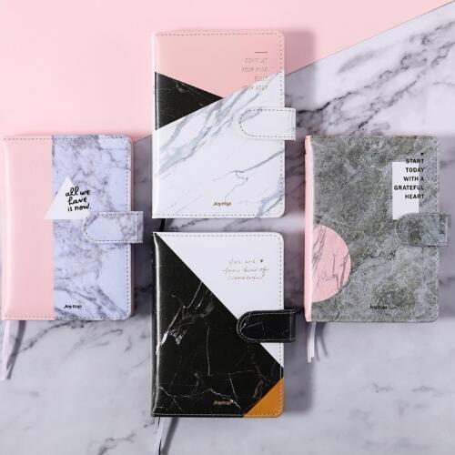 New A6 creative marble pattern hardcover office school composition notebooks stationery,fine cute student copy books A6