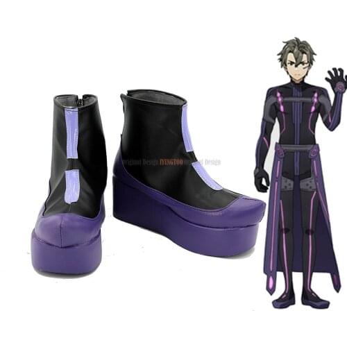 Nautilus Shoes Cosplay Sword Art Online Ordinal Scale Nochizawa Eiji Cosplay Boots Shoes Custom Made