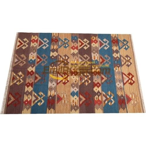 Handmade wool kilim rugs living room rug bedroon bedside blanket corridor Mediterranean style 4#Bgc131yg4