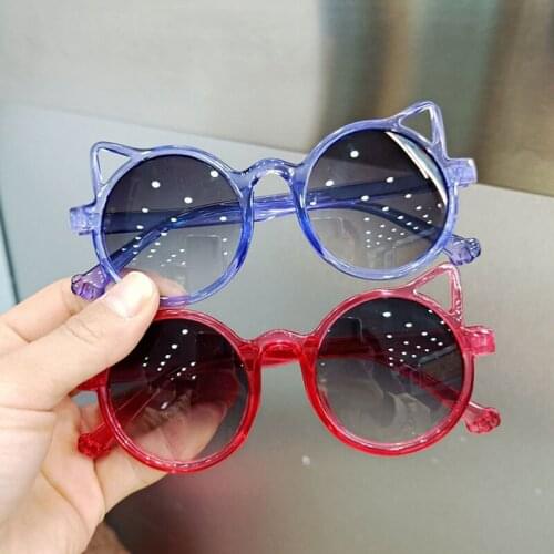 Cute Eyewear Riding Glasses Driver Goggles 2021 New Kids Sunglasses Cat Eye Children Glasses Boys UV400 Lens Baby Sun glasses