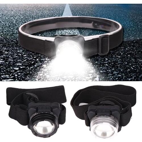 LED Lightweight USB Rechargeable Adjustable Comfortable Headlamp White Red Lights 3 Modes for Camping Cycling Running Fishing