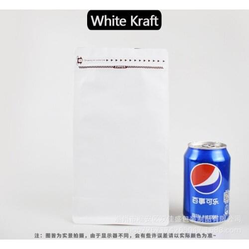 Thai Matte green tea Zipper Bag cowhide bag coffee leaf aluminum foil bag coffee seal bag