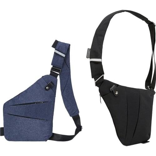 Anti-Theft Slim Sling Bag, Multi-Purpose Cross Body Bag Shoulder Pack for Men Women Outdoor Travel