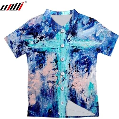 UJWI Brand Man Button Tee New Casual Style Button Top 3D Hip-hop Funny Summer Short-sleeve Male Clothes Oversized Dropship S-6XL