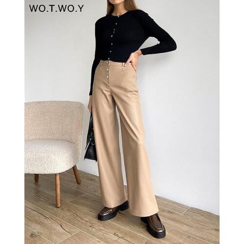 Женские брюки широкие WO.T.WO.Y China At AliExpress