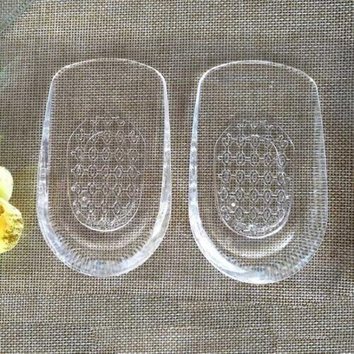 1 Pair Heel Insoles Shoes Massage Cushion Silicone Gel Inserts Pads Massager -OPK