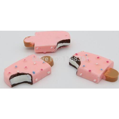 1pcs/lot resin flat back light pink Three layer Ice 25mm simulation of food Cabochon Scrapbook DIY phone decoration B408-9