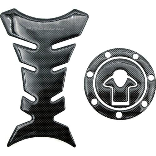 3D Motorcycle Carbon Fiber Fuel Tank Decal Pad＆Gas Cap Pad Cover Sticker For Kawasaki ZXR250 ZXR400 ZXR750 ZZR250 ZZR400 600 Z9R