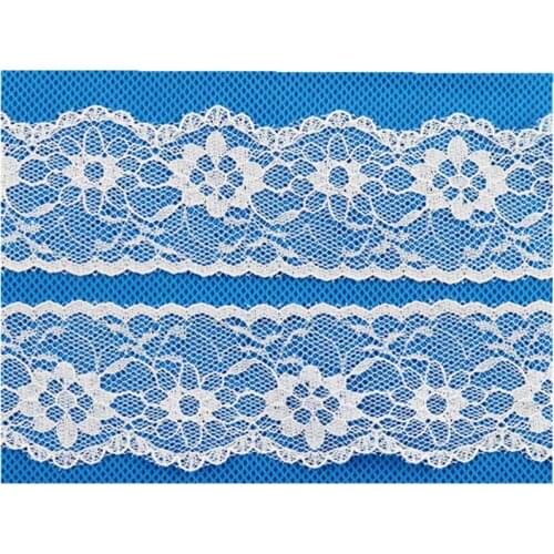 40mm 5yard Lace Ribbon Lace Trim Wedding Decoration Handcrafted Embroidered Sewing DIY Material Tablecloth decorative lace
