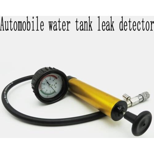Auto Water Tank Leak Detector Pressure Gauge Test Meter Cooling System Tester Radiator Pressure Test Air Pump Auto Repair Tool