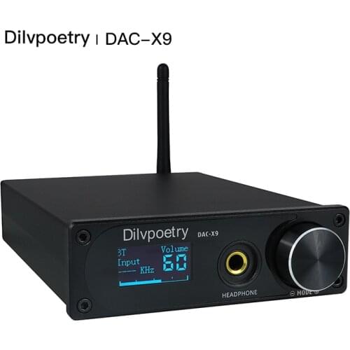 Dilvpoetry DAC-X9 DAC CONVERTER XMOXU208+ESS938K2M+TPA6120+CSR8675+LM97420+OP1656