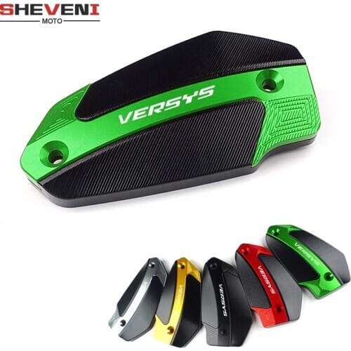 For KAWASAKI VERSYS650 VERSYS 650 2007-2019 NEW Motorcycle Aluminum CNC Front Brake Fluid Reservoir Cap Cylinder cover