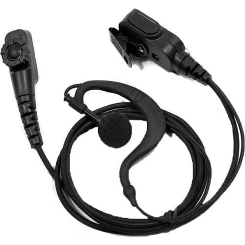 Two Way Radio Earphone Earhook Headset Mic For Hytera PD780 PD780G PD782 PD782G PD785 PT580H HYT Walkie Talkie