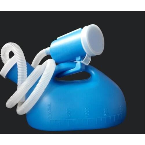 Elderly male urinal chamber pot large capacity bed thickening urine collector with cover and tube 1.1/1.3/1.6 meter