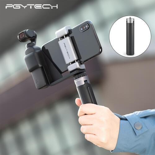PGYTECH Mini Tripod Handle Desktop For DJI OSMO Pocket/GoPro/OSMO Action Camera 1/4Thread Port for Expansion