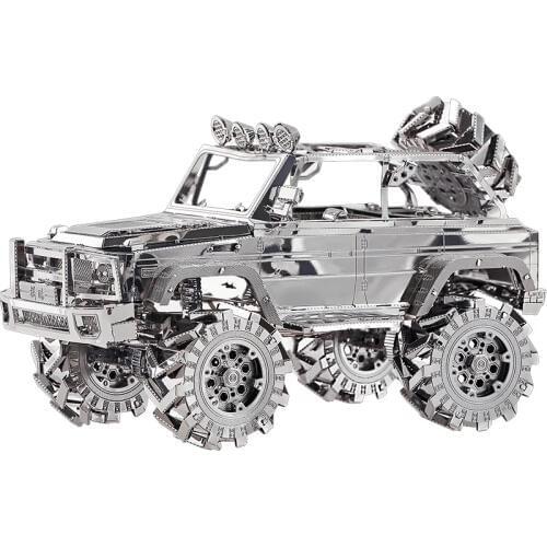 MMZ MODEL Piececool 3D metal puzzle SUV OFF-ROAD VEHICLE Assembly metal Model kit DIY 3D Laser Cut Model puzzle toys gift