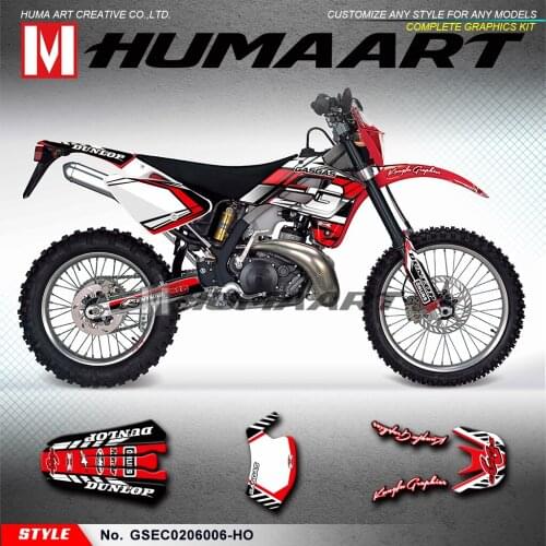 HUMAART MX Decals Motorcycle Stickers Backgrounds for Gas Gas EC 125 200 250 300 2002 2003 2004 2005 2006 FSE 400 450