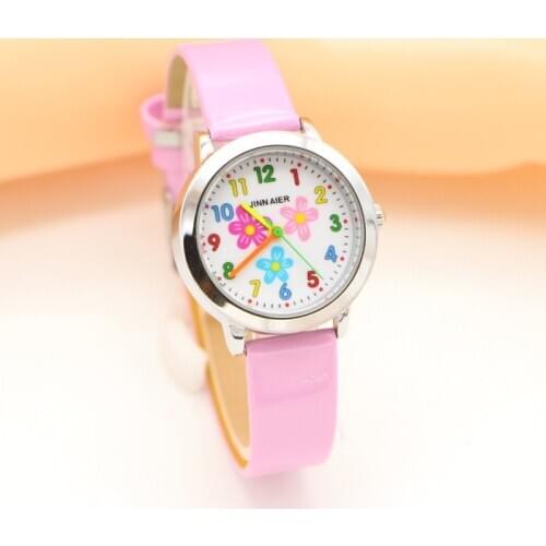New Arrival Fashion Sun Flower Watches Children Kids Boys Gift Watch Casual Quartz Wristwatch Relojes Montres Kol Saati