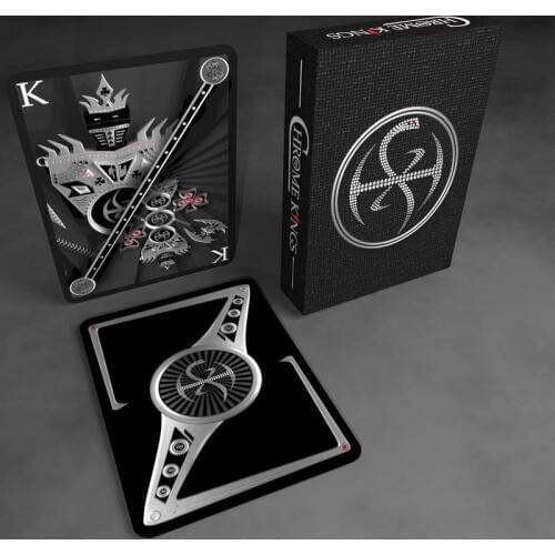 Chrome Kings Limited Edition Playing Cards (Artist Edition) by De'vo vom Schatte Magic Deck Poker Magic Tricks