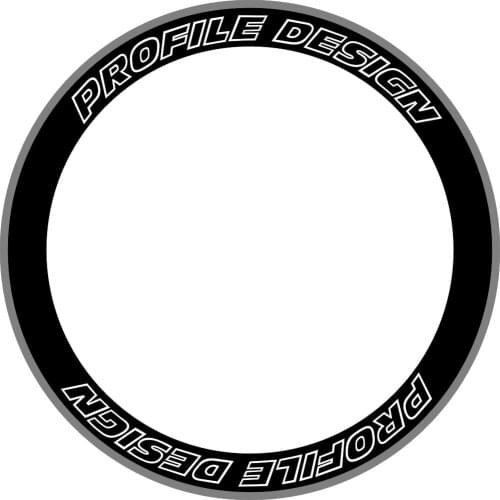 PROFILE DESIGN Rims Stickers Wheel Decals For Road Bike Stickers Reflective Wheelset FOR 38/40/45/50/55/60mm 700C 2 Wheels
