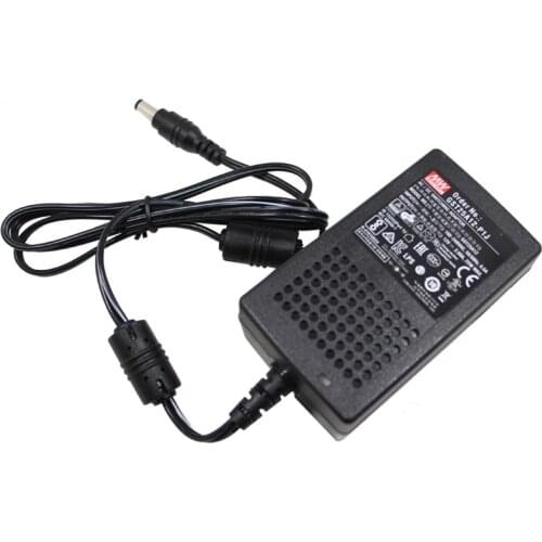 MEAN WELL GST25B12-P1J Industrial Desktop Adaptor 12V 2.08A 25W Meanwell Level VI Adapter Power Supply DC 2.1*5.5 AC 2 pole