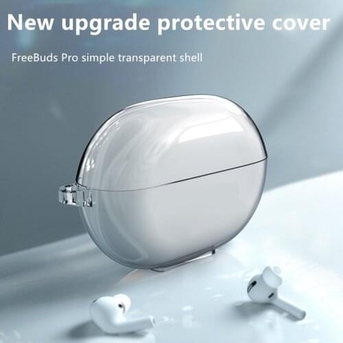 Transparent Wireless Earphone Charging Cover Bag for Huawei Freebuds Pro Cases Hard PC Bluetooth Box Headset Clear Protective