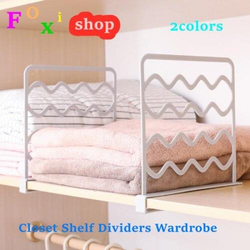 Closet Shelf Dividers Wardrobe Partition Shelves Divider Clothes Wire Shelving Book Shelf Dividers Wire Shelving Storage Home