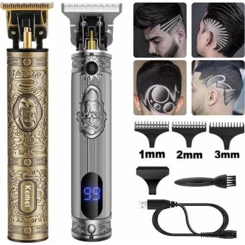 Kemei 700H Professional men trimmer beard electric clipper barber hair cutting machine revised to outliner gtx gto blade