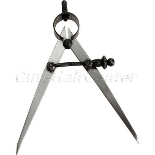 1 Pc Steel Leather Craft Rotating Tools Leathercraft Drawing Lines Wing Divider Edge Creaser Adjustable Tool Sewing Accessory