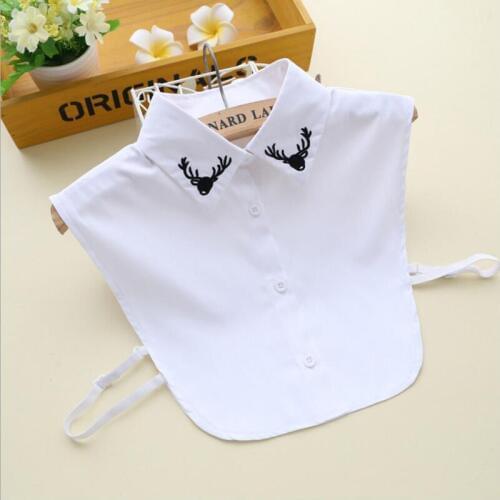 YSMILE Y Fashion New Shirt Fake Collar Womens White False Collar Removable Detachable Lady Collar Clothes Accessories