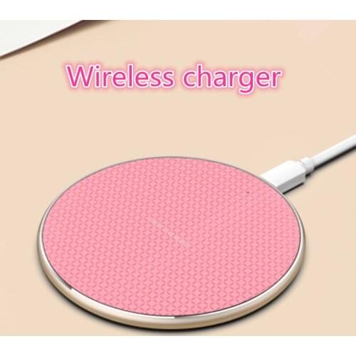 10W Wireless Charger fast charge round aluminium alloy For Samsung Galaxy S10 S9 S8 Note 9 Qi Charging Popular type