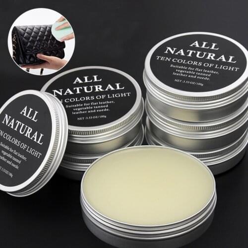 30ml/100ml Mink Oil Cream For Leather Shoes Bags Leather Care Cream Practical Leather Maintenance Cream Leathercraft Accessories